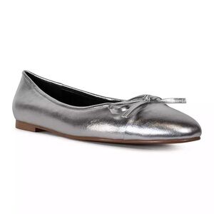 SMASH Bella Silver Flats Sz 12 BNWB